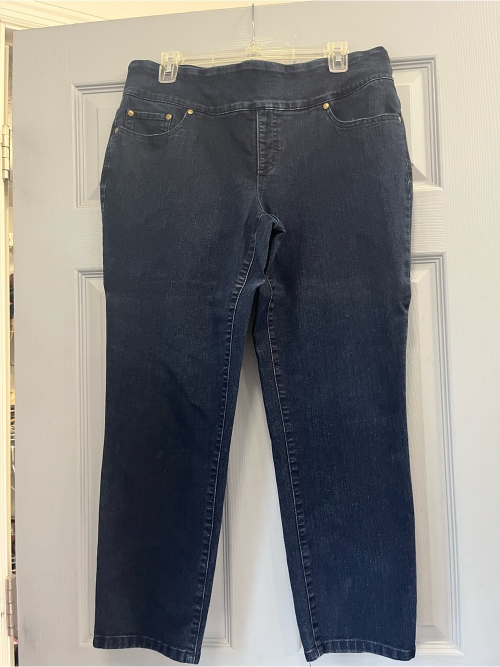 Christopher & Banks Dark Blue Straight Leg Jeans